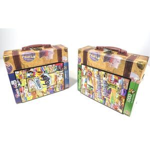 Masterpieces Puzzle Company 1000 pc National Parks & Route 66 Jigsaw Suitcases